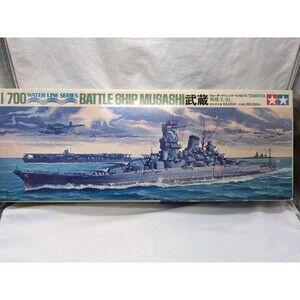 *Open Box* Tamiya Battle Ship Musashi 1/700 Scale Water Line Series Model Kit